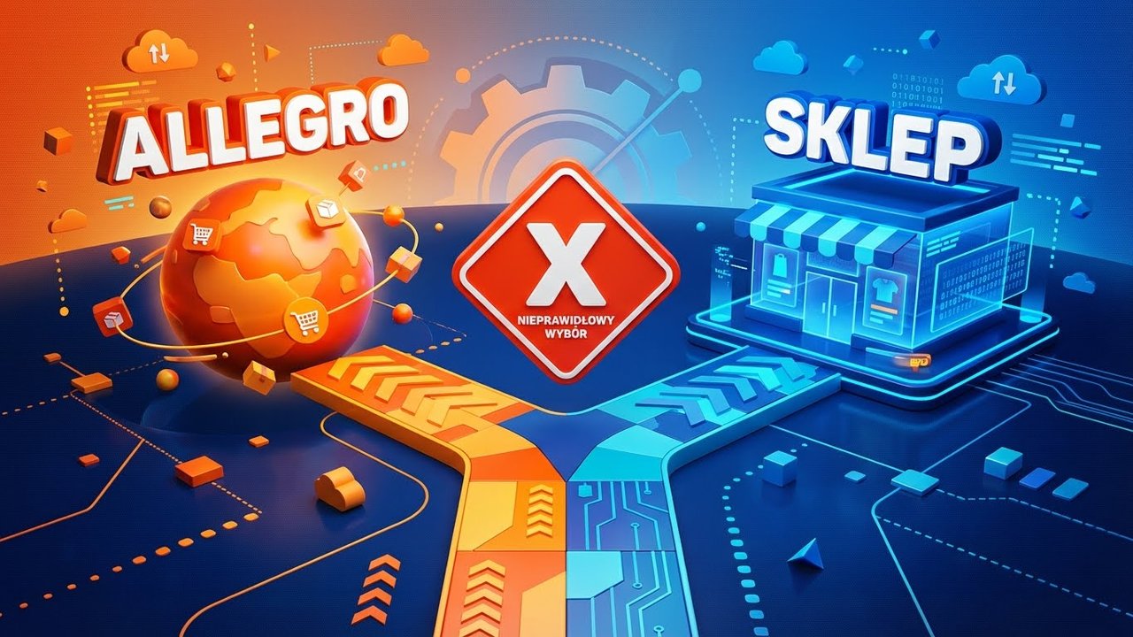 Allegro vs. Własny Sklep: Dlaczego metoda "Kopiuj-Wklej" zabija Twoją sprzedaż?
